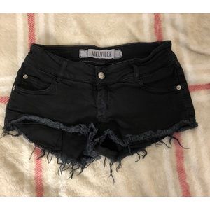 Brandy Melville Jean Black Shorts